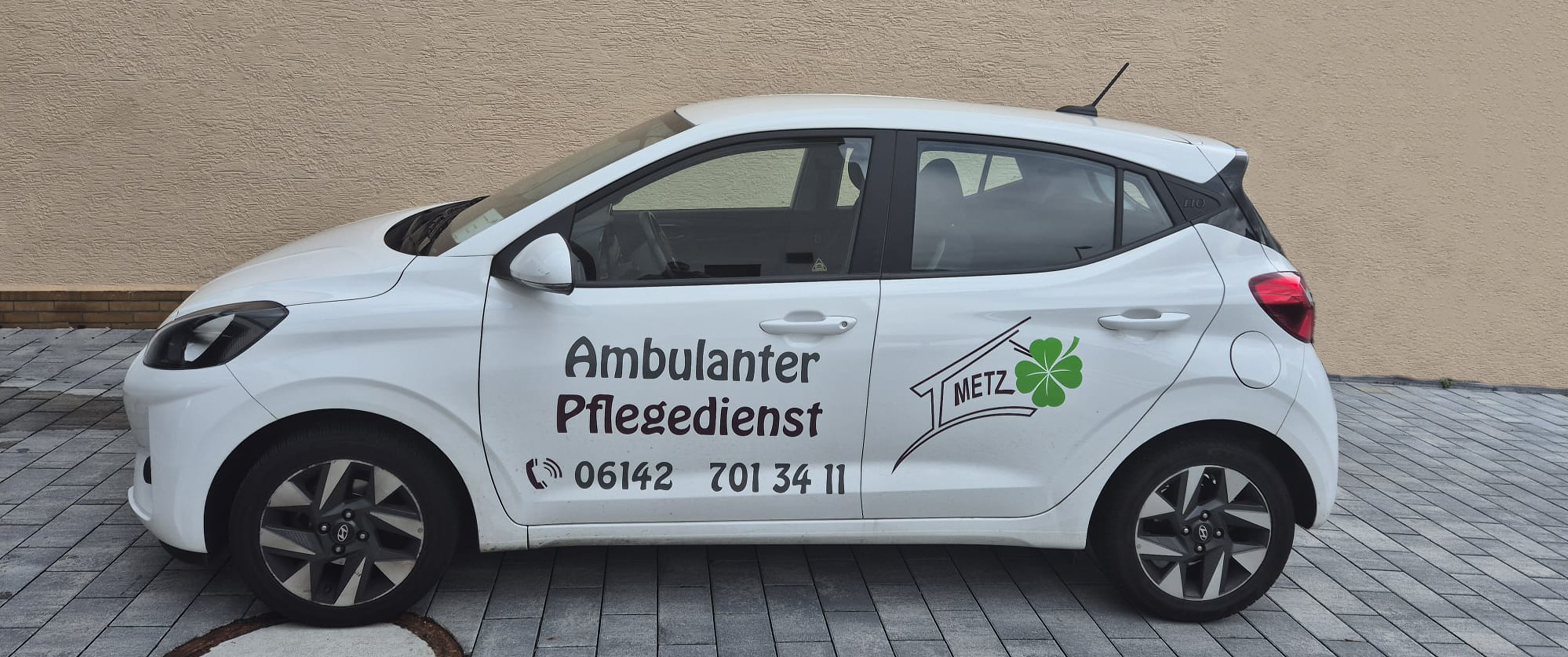 Fahrzeug des Ambulanten Pflegedienst Metz